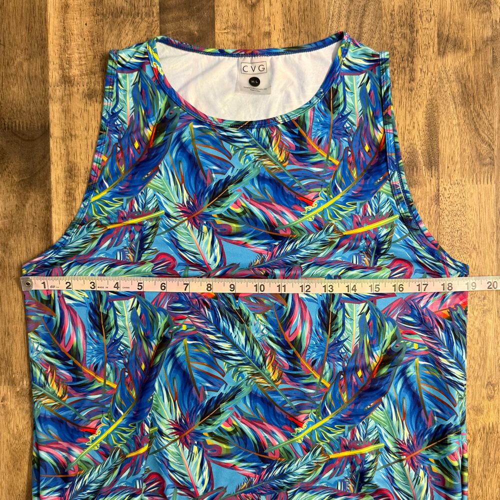 CVG Multiway Dress Side-Tie Adjustable Feathers Constantly Varied Gear Size M/L - Picture 3 of 8